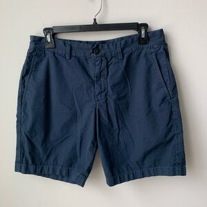 Dark Blue Casual Everyday Shorts